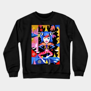 POP ART DIVA Crewneck Sweatshirt